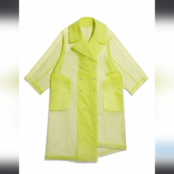IVY PARK x Adidas SOLD OUT Neon Yellow Nylon Organza Jacket - Picture 2 of 14